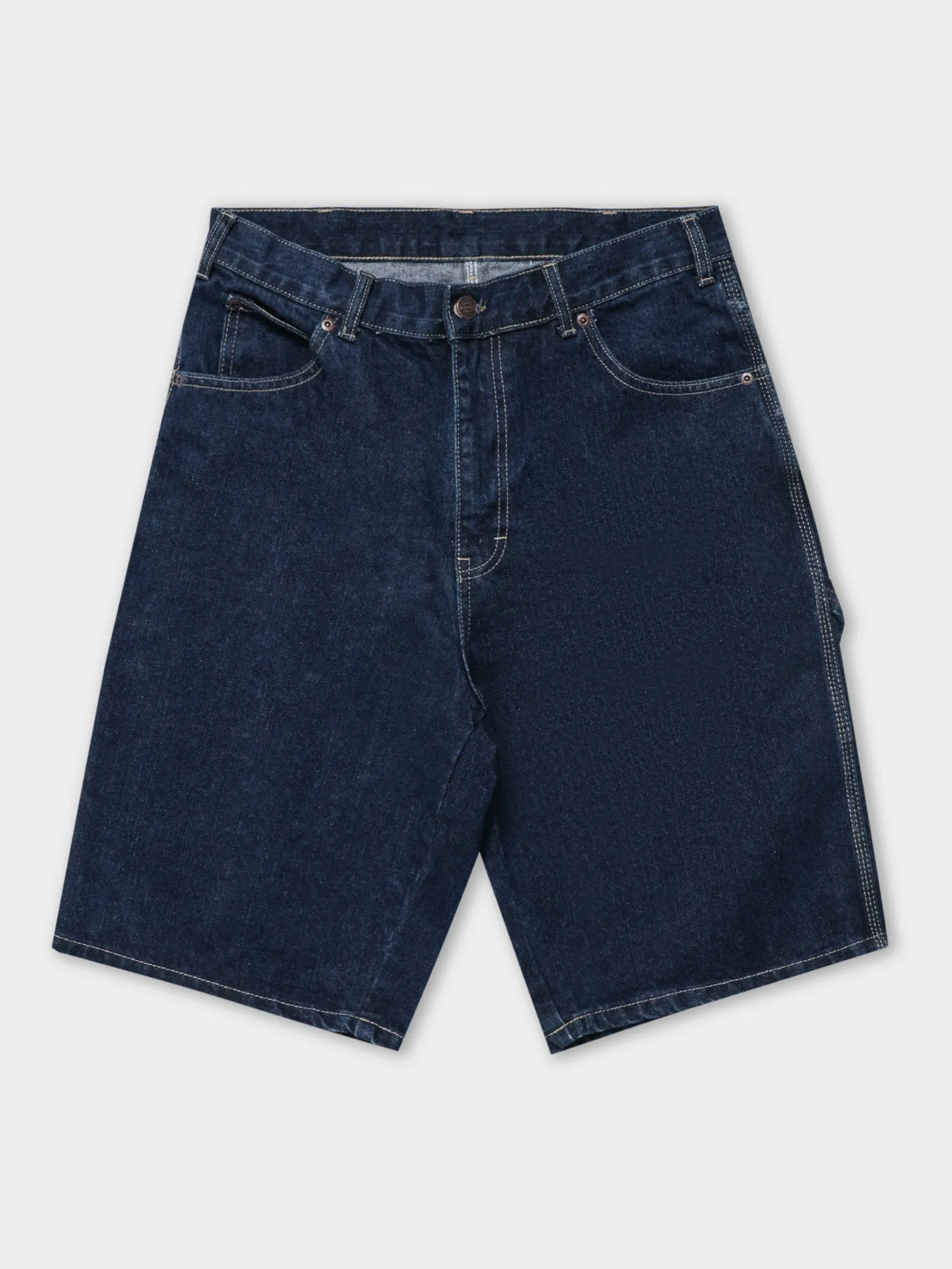 11" Relaxed Fit Denim Shorts in Indigo