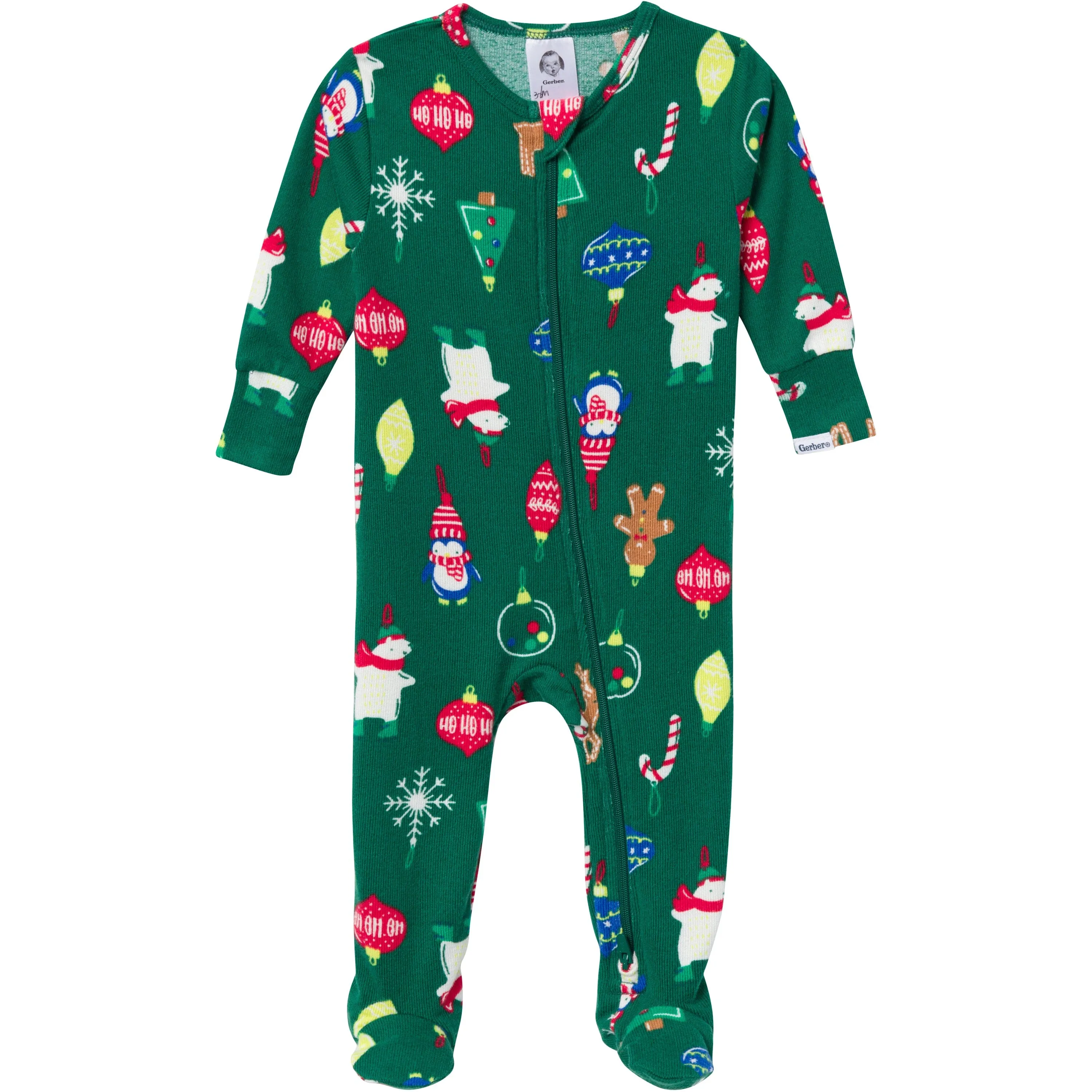 Baby & Toddler Neutral Ornaments Snug Fit Footed Pajamas