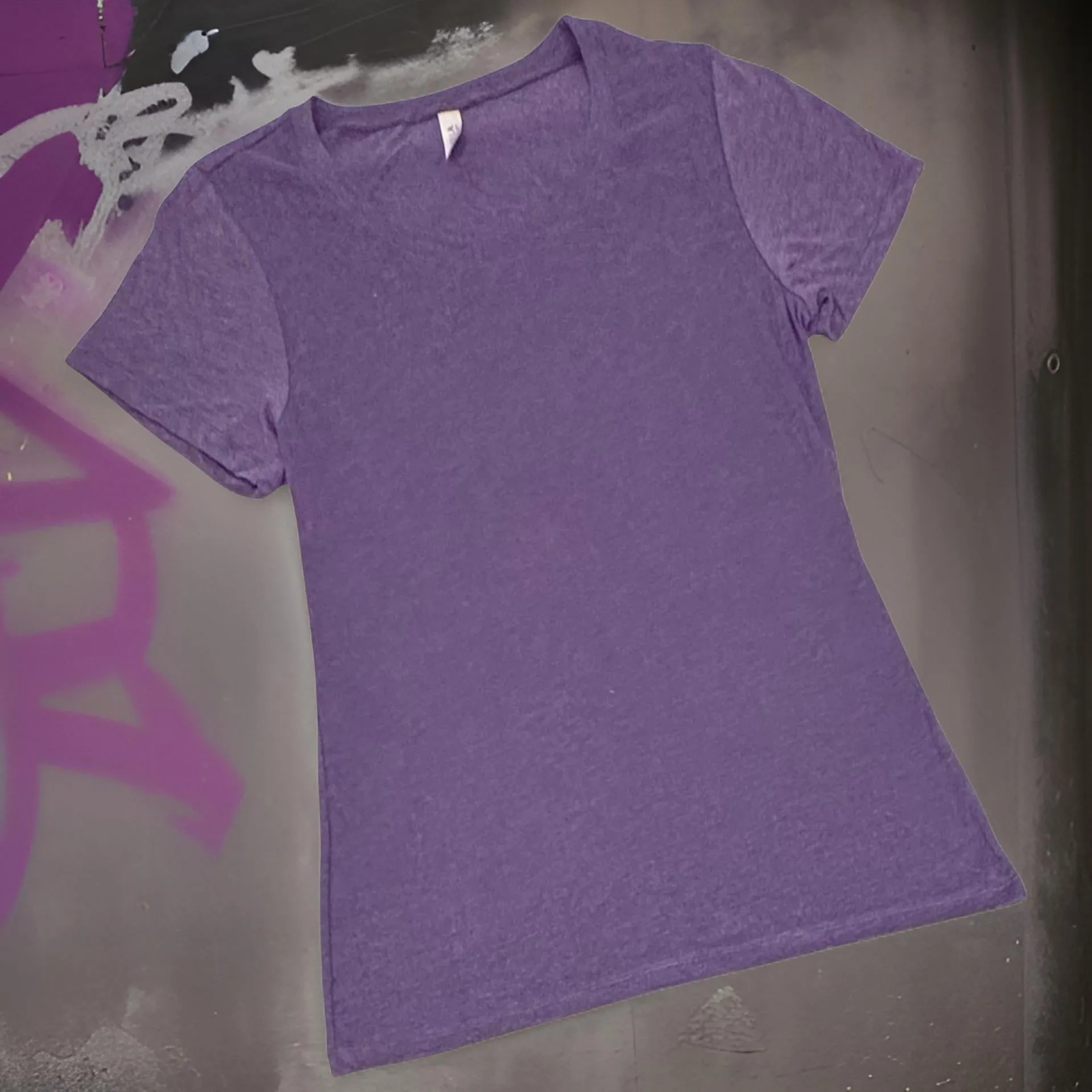 *BELLA CANVAS* (PURPLE) LIGHTWEIGHT T-SHIRTS FOR WOMEN