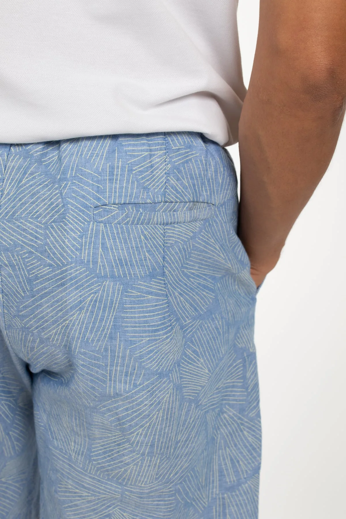 Blue Lines Relaxed Waist short