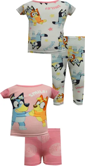 Bluey and Bingo Road Trip 4 Pc Cotton Toddler Pajamas