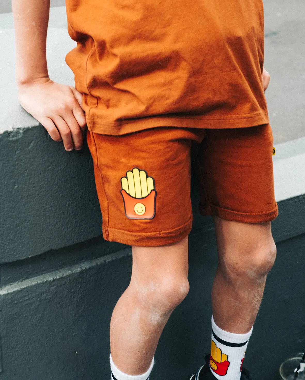 BOB High Fries Dip Dye Shorts - Rust