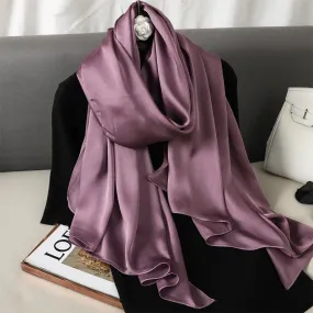 Elegant Silk Scarf Pashmina Hijab Shawls