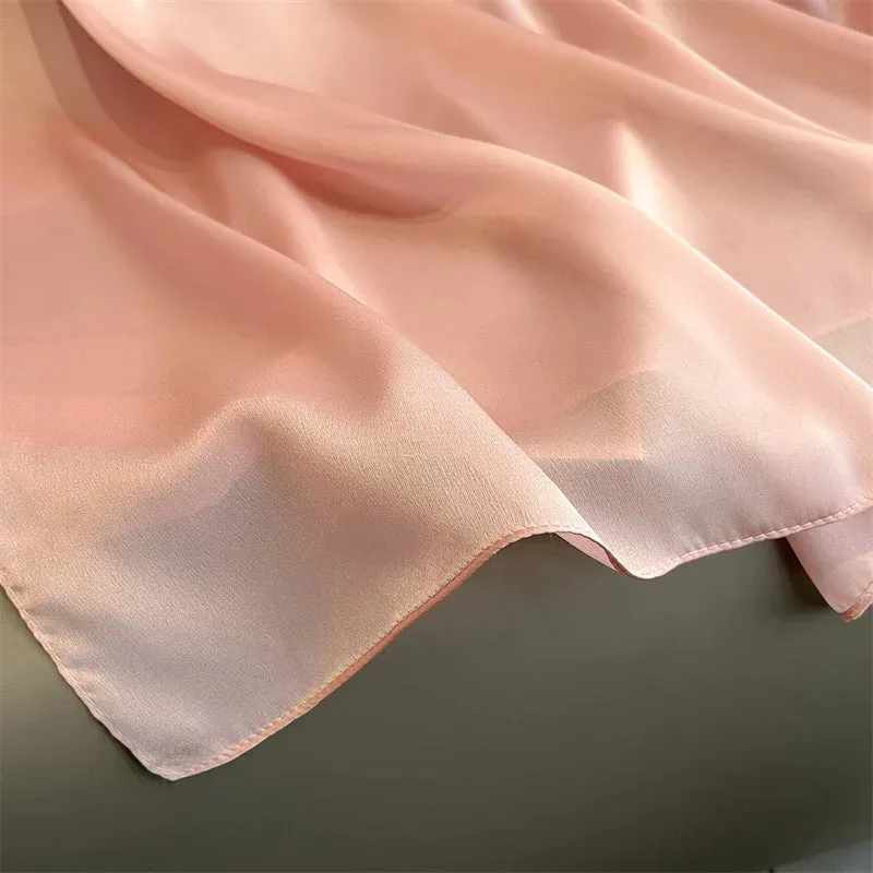 Elegant Silk Scarf Pashmina Hijab Shawls