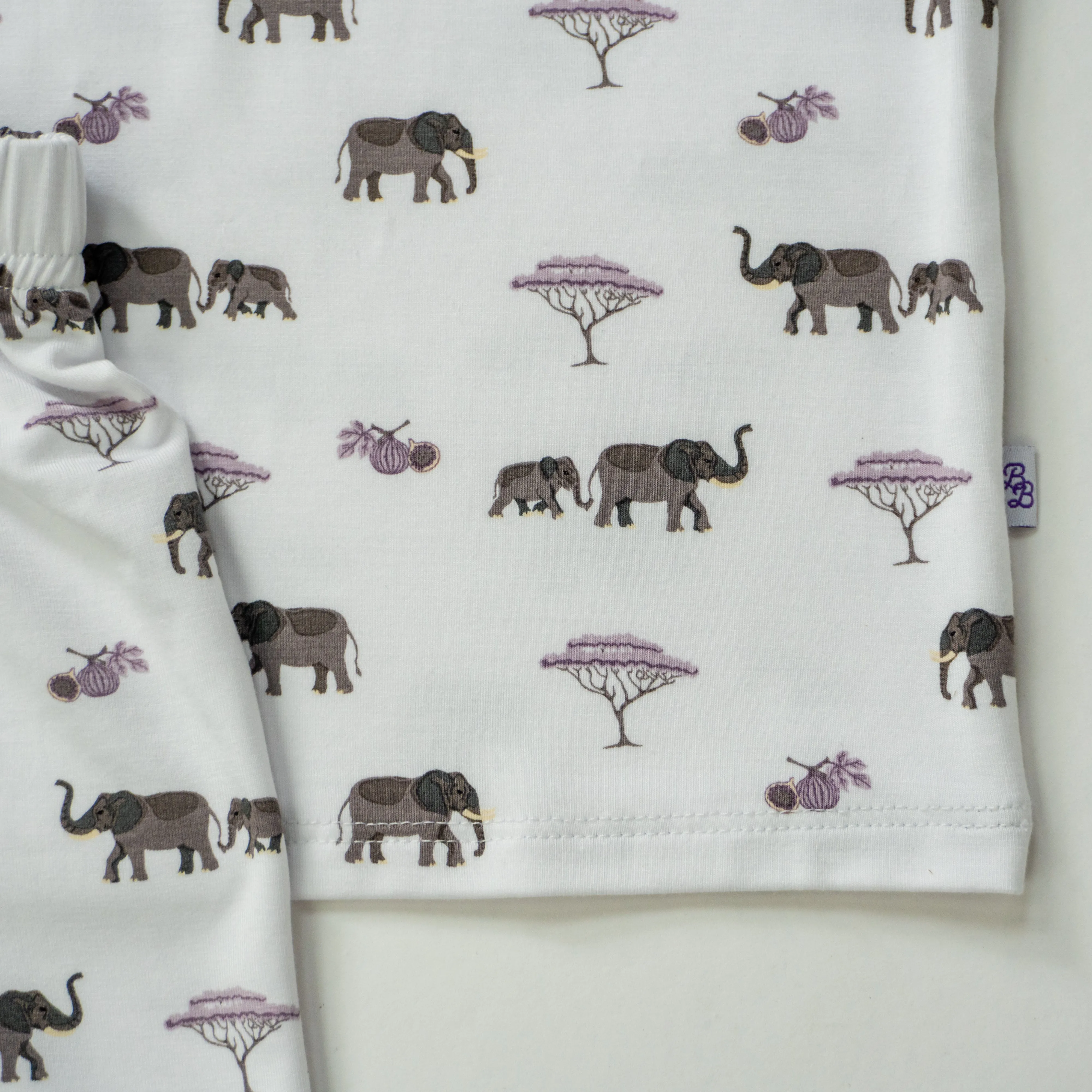 Elephant | Short Sleeve Pajamas