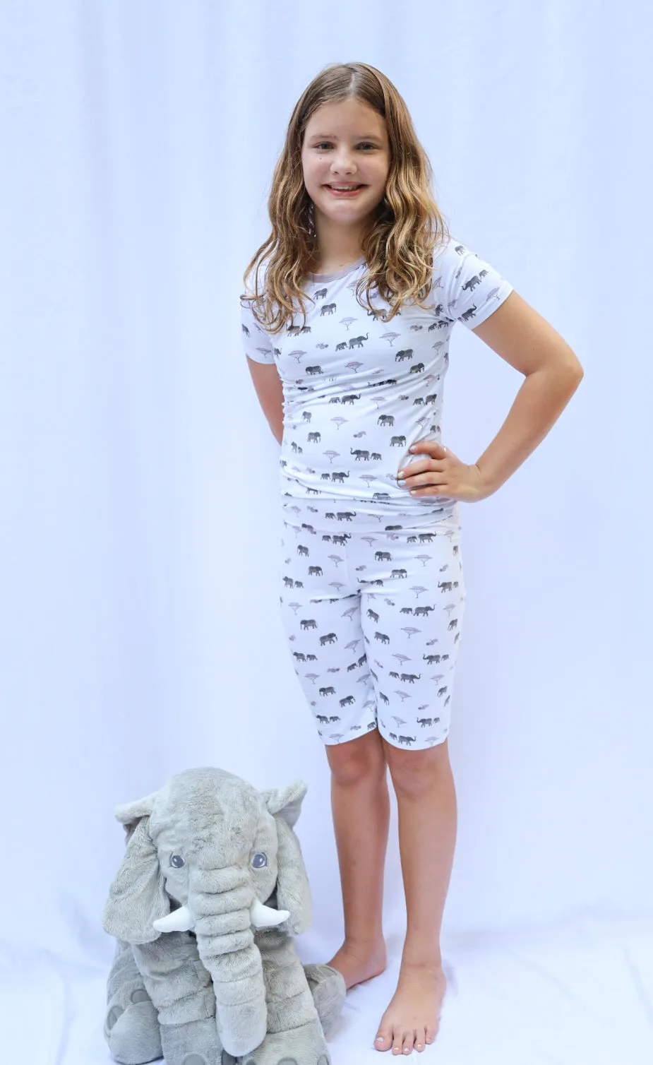 Elephant | Short Sleeve Pajamas