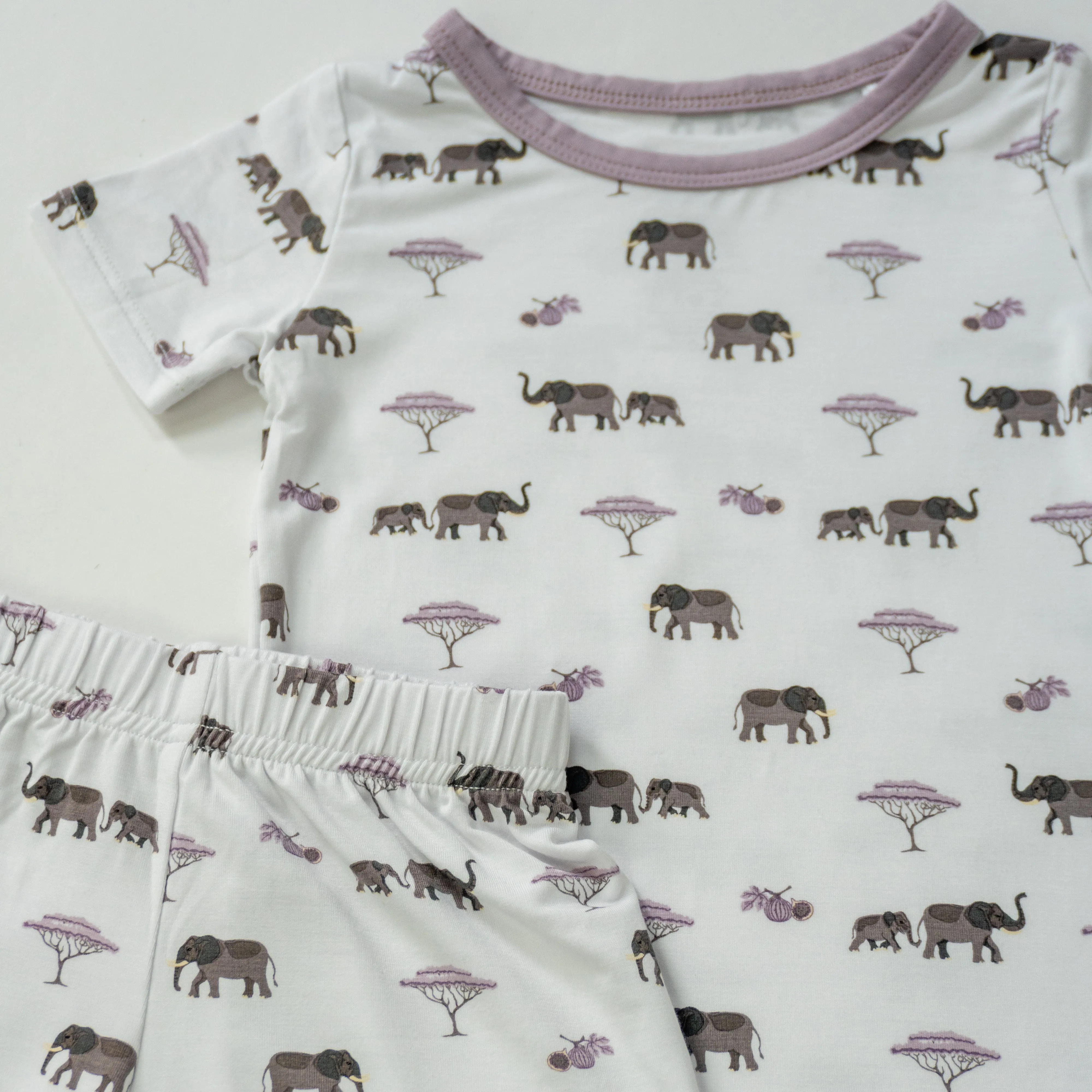 Elephant | Short Sleeve Pajamas