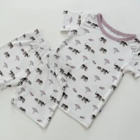 Elephant | Short Sleeve Pajamas