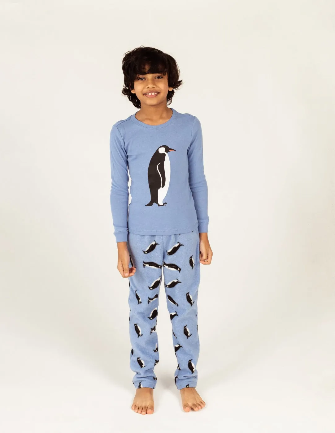 Fleece Animal Print Pajamas