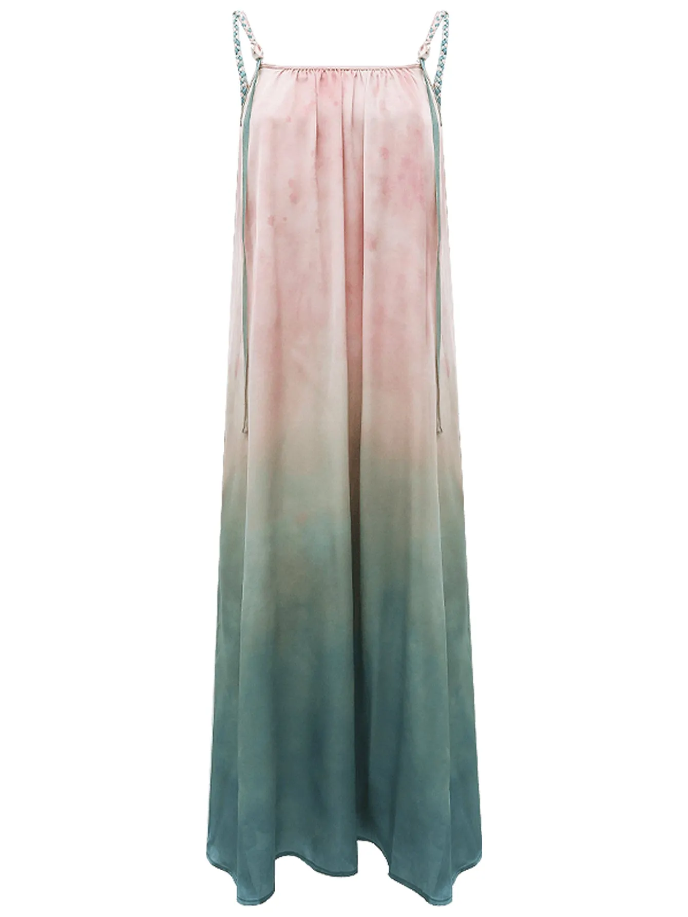 Flowy Gradient Tie-Dye Sundress