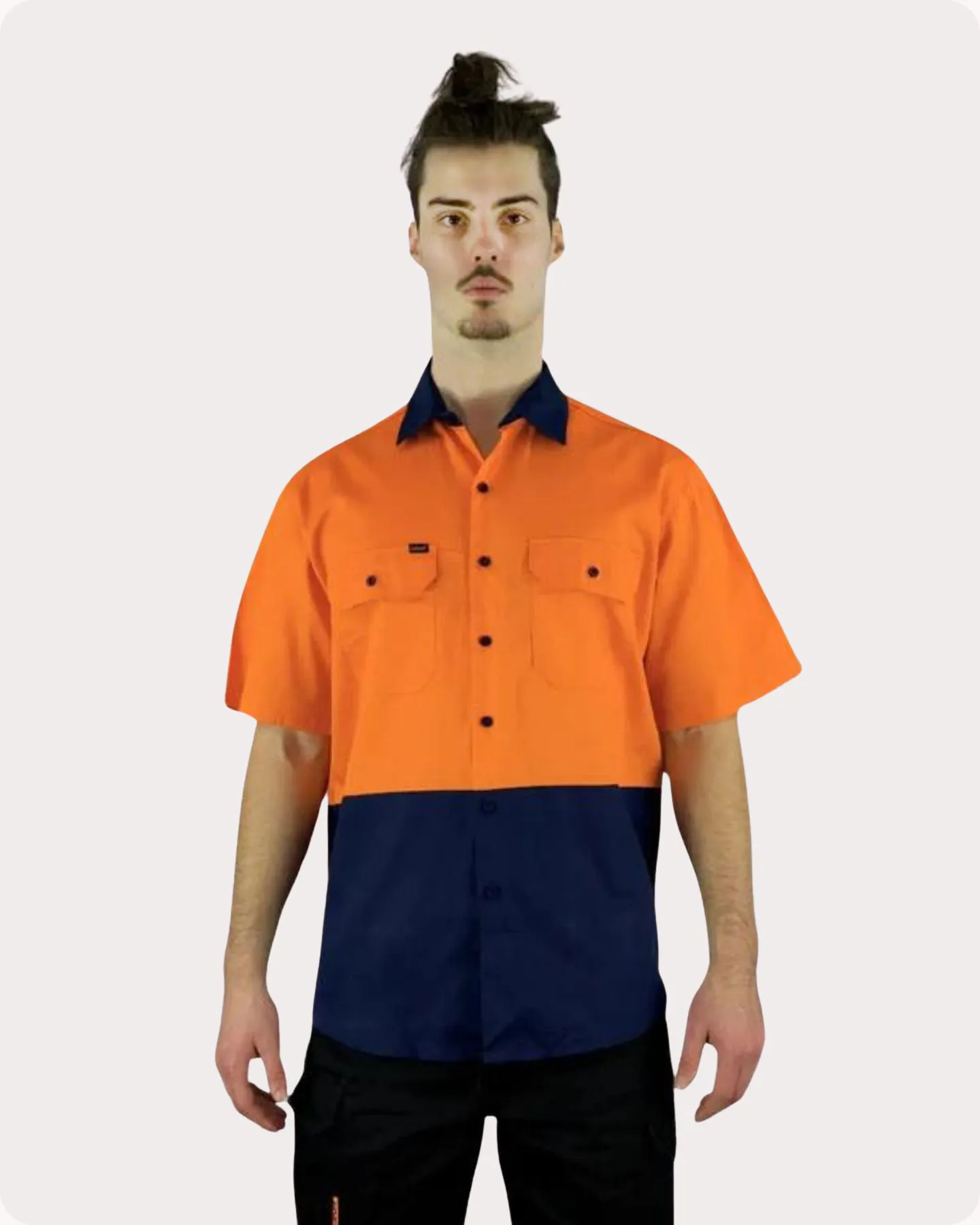 Hi Vis SS Lightweight Drill Shirt 7LDOS