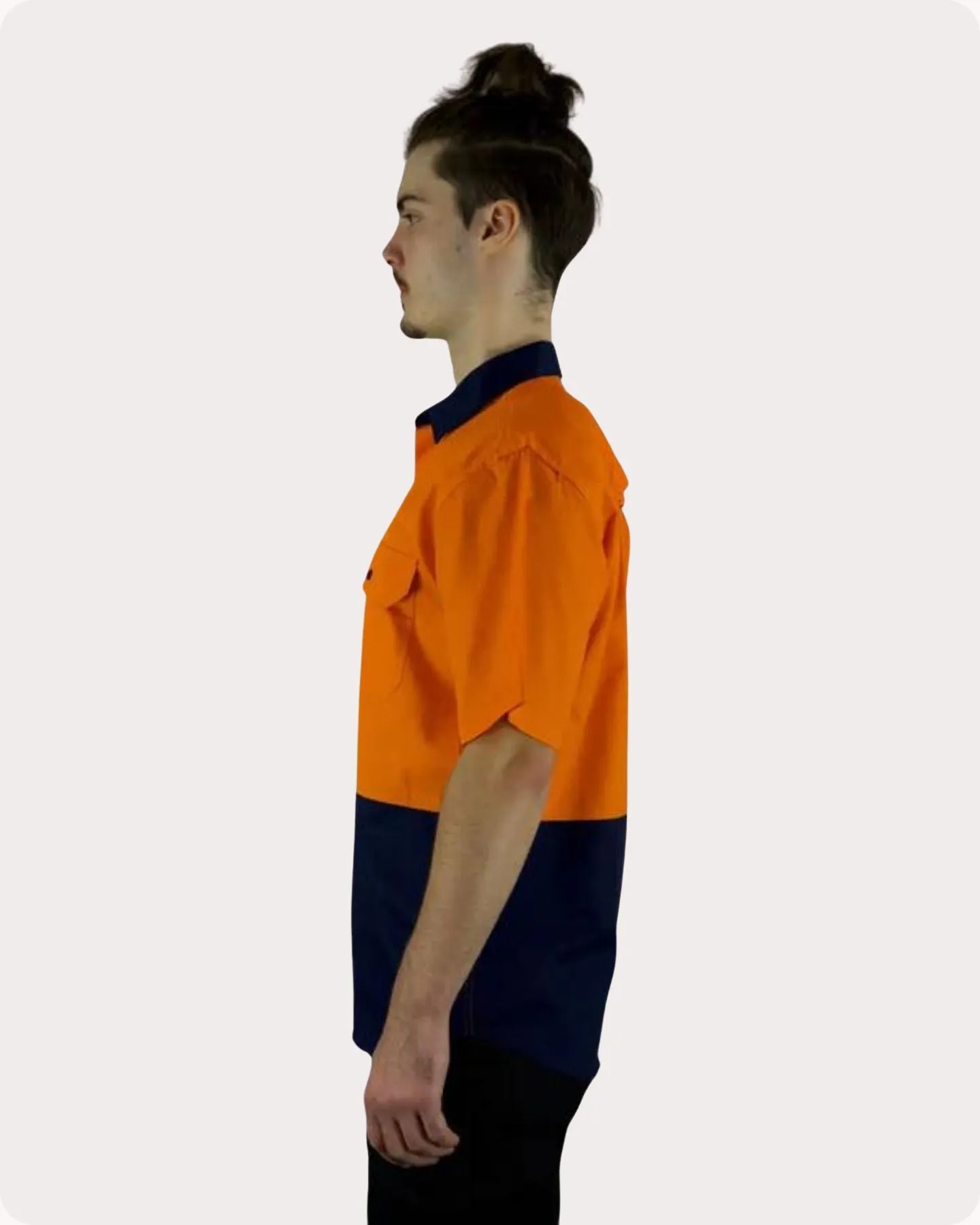 Hi Vis SS Lightweight Drill Shirt 7LDOS