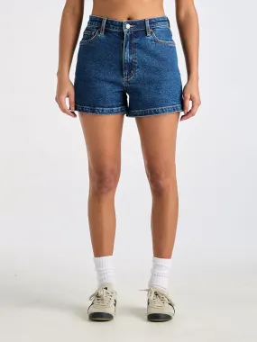 High relaxed short - indigo dream