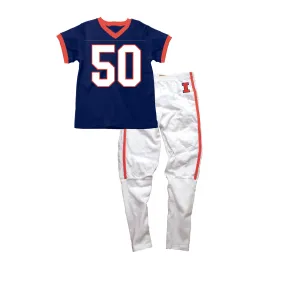 Illinois Fighting Illini Kids SS Football Pajama