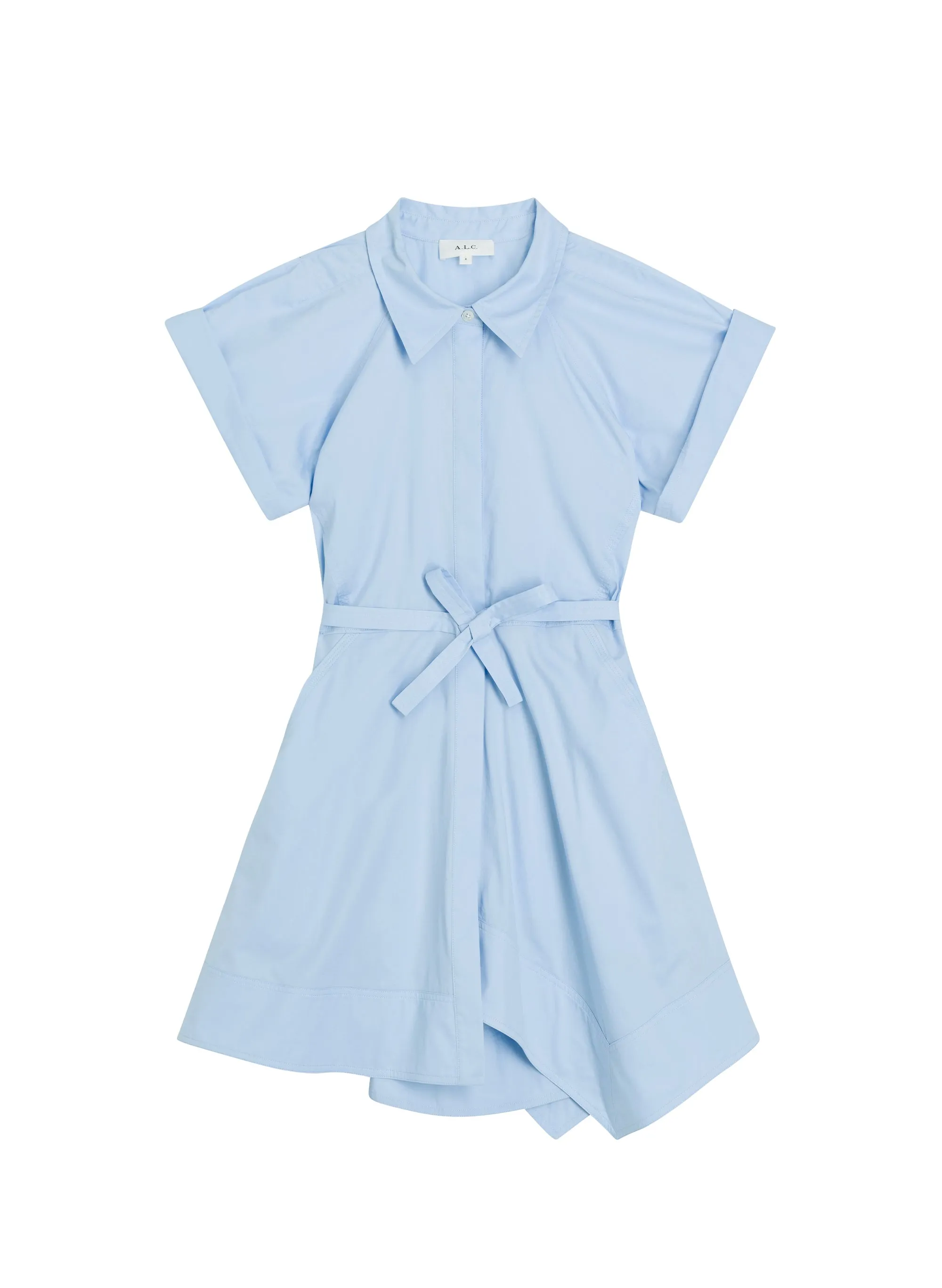 Julie Cotton Mini Shirtdress