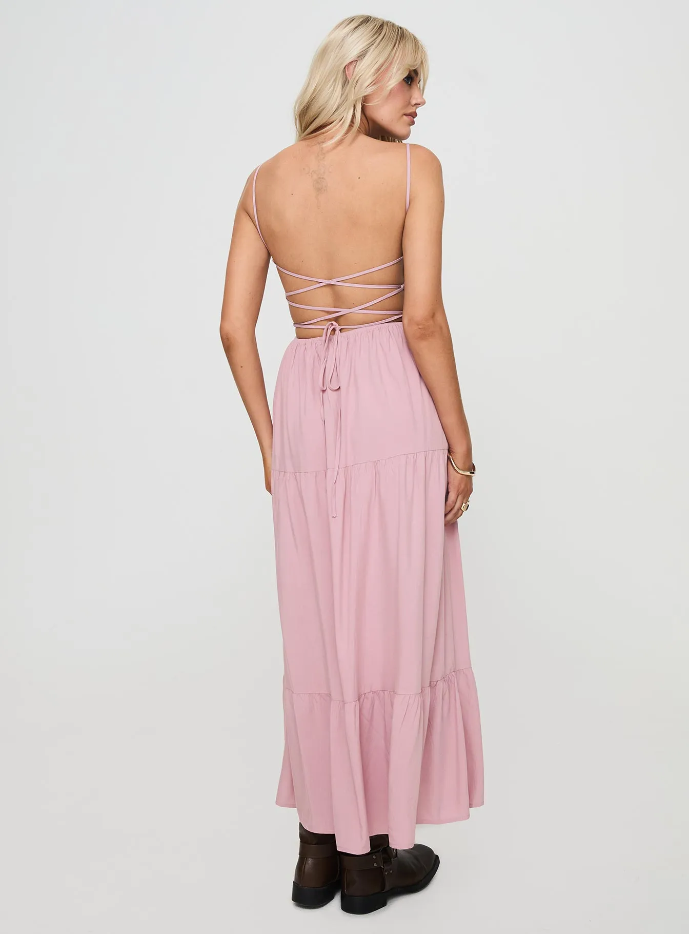 Juzen Maxi Dress Pink