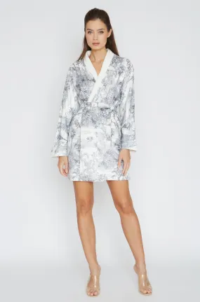 Landscape Grey Short Robe