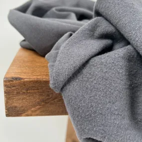 Lightweight Organic Cotton Fleece - Grown & Made in USA - Graphite