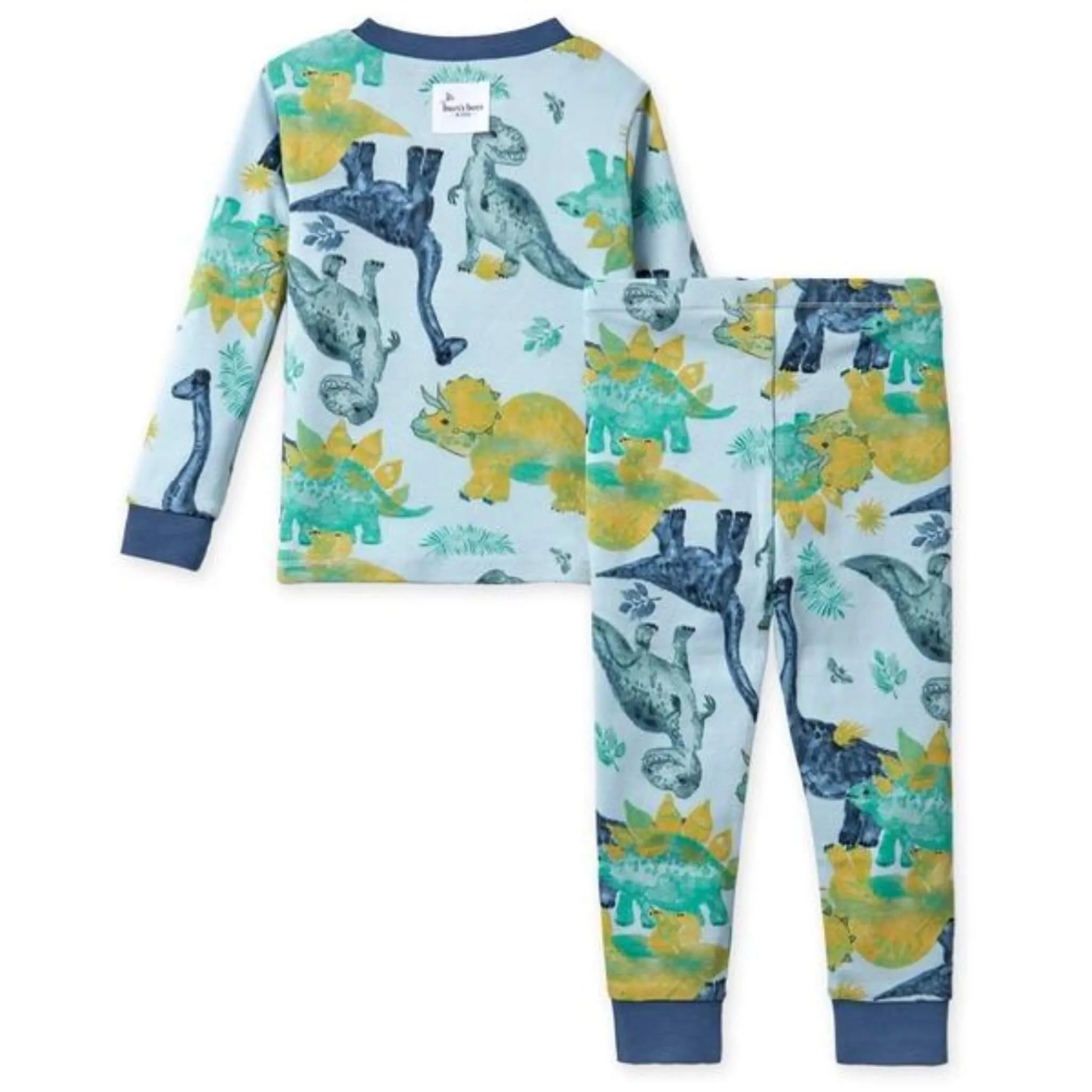 Mega Dino Friends Snug Fit Organic Cotton Toddler Pajamas