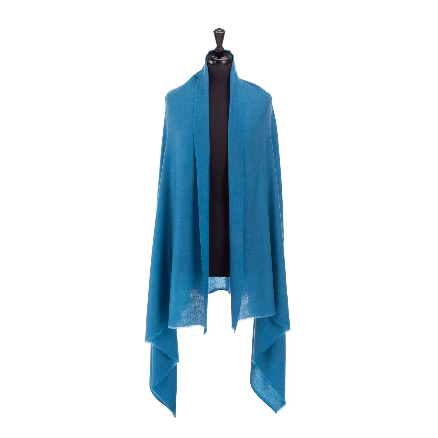 Merino Wool Shawl Teal