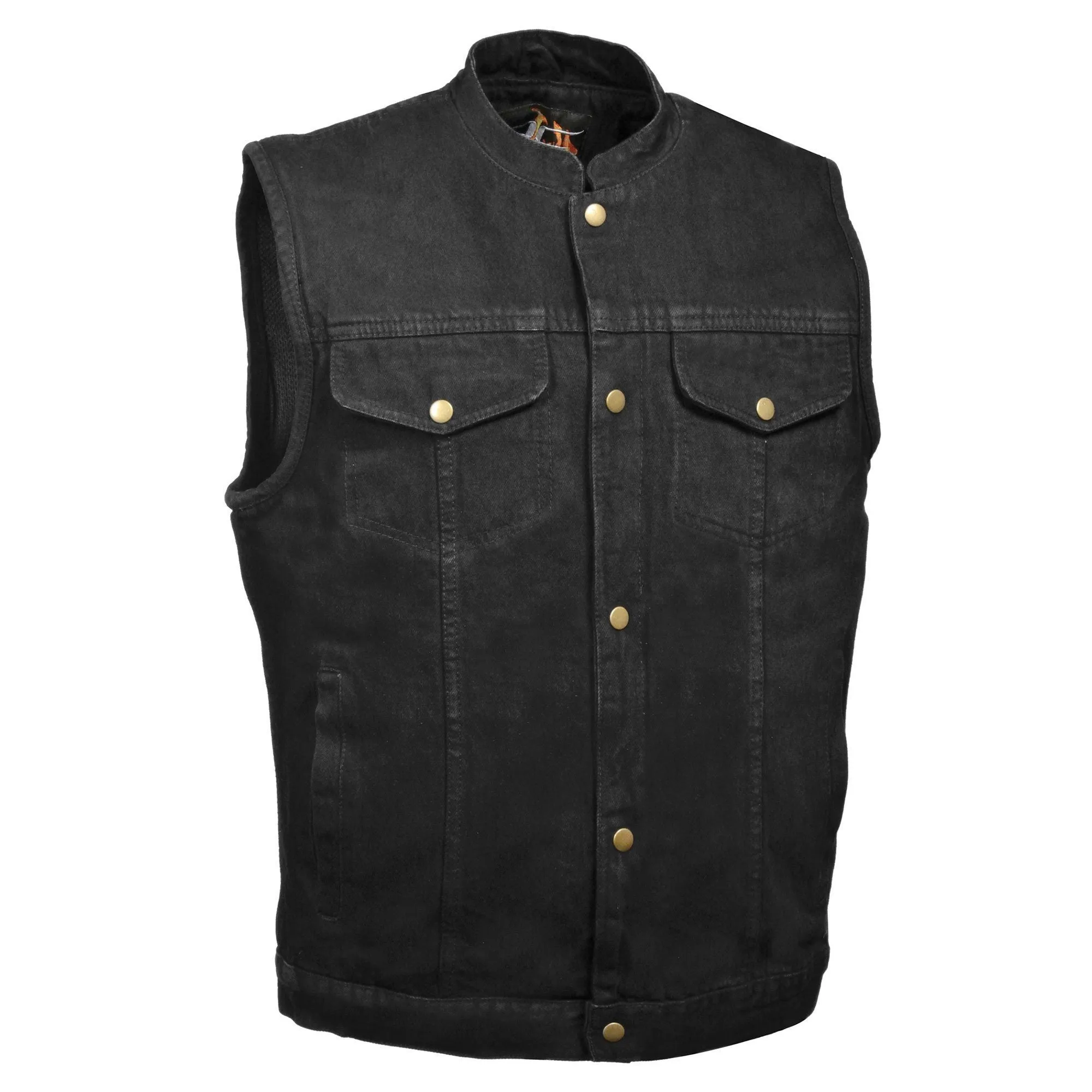 Milwaukee Performance Denim-DM2238-Men's Snap Front Denim Club Vest w/ Gun Pocket