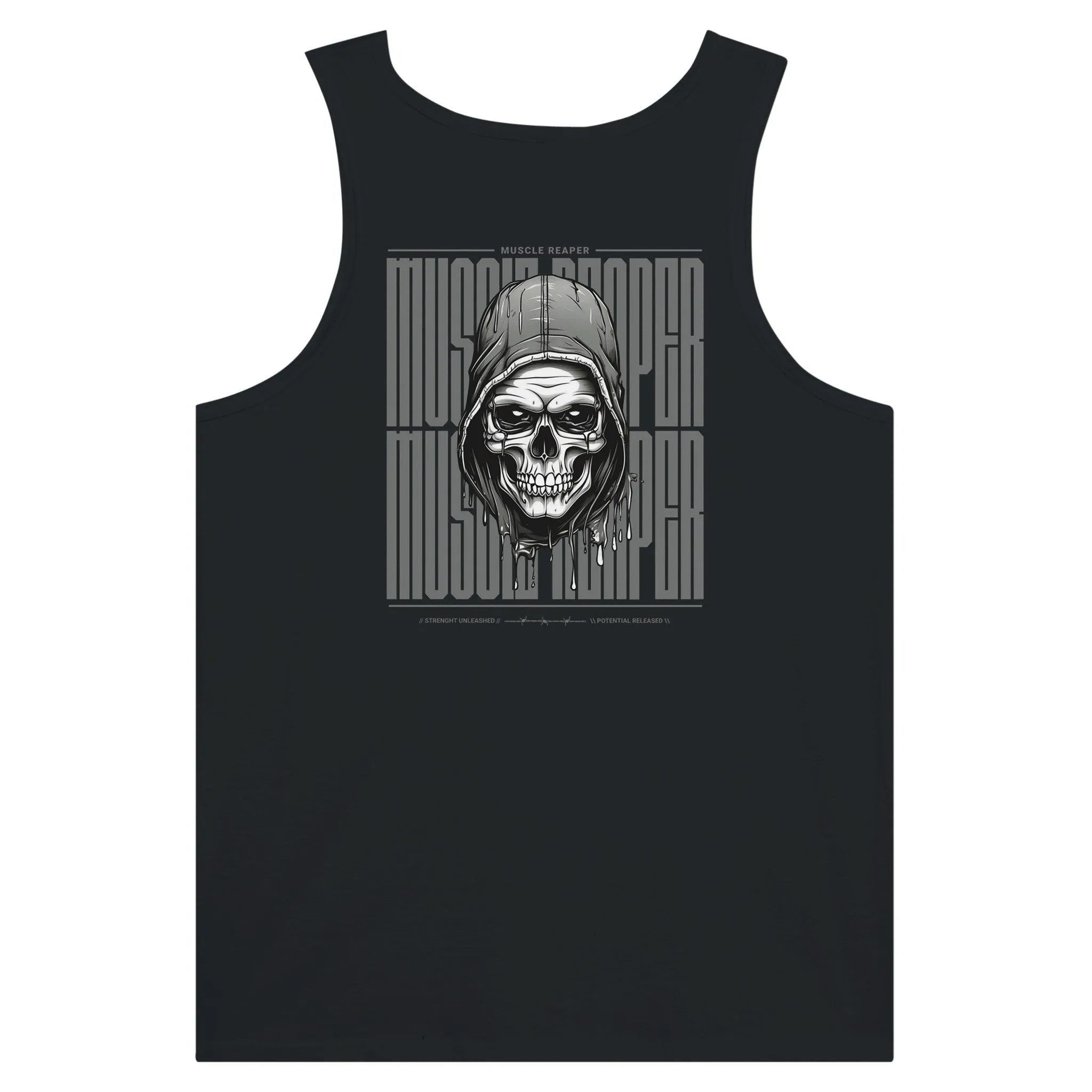 Muscle Reaper Skull Unisex Tank Top