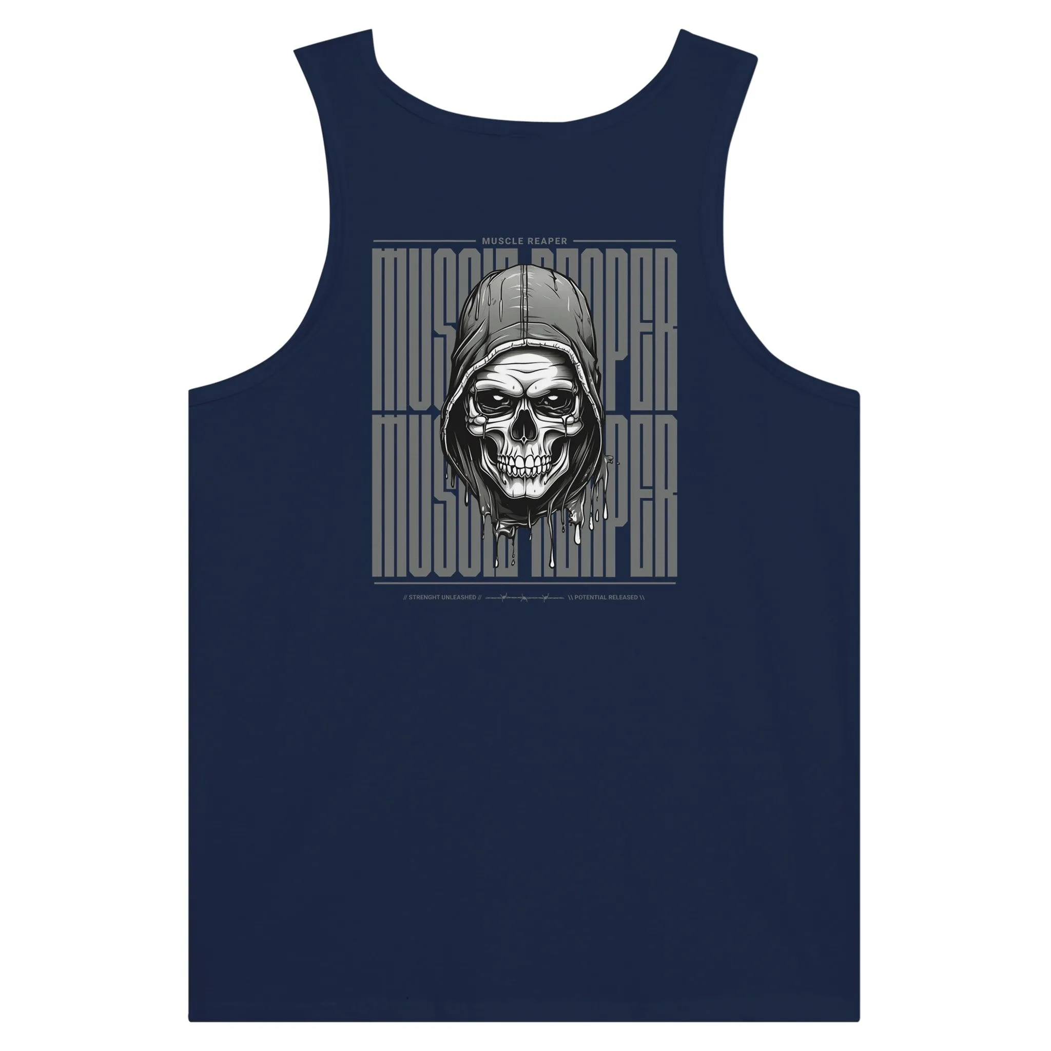 Muscle Reaper Skull Unisex Tank Top