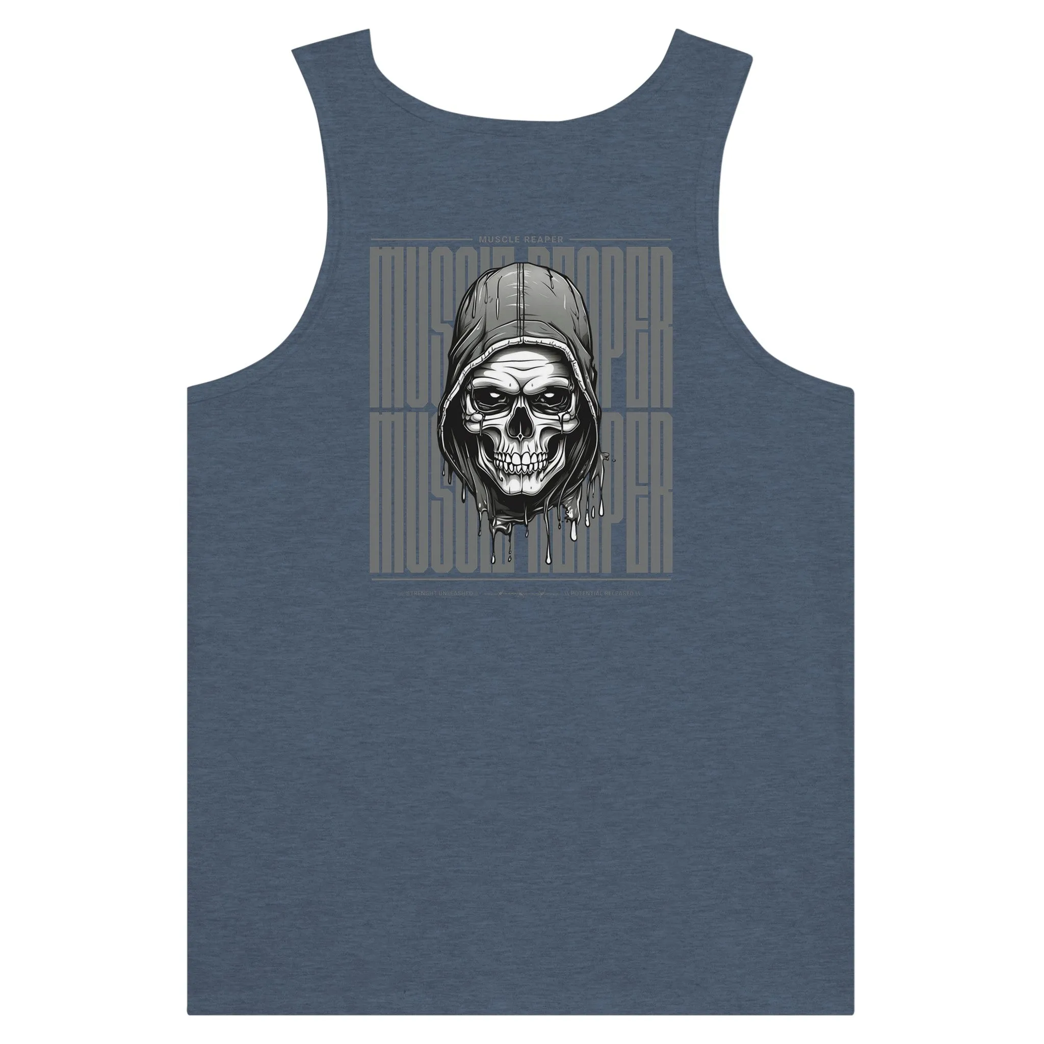 Muscle Reaper Skull Unisex Tank Top