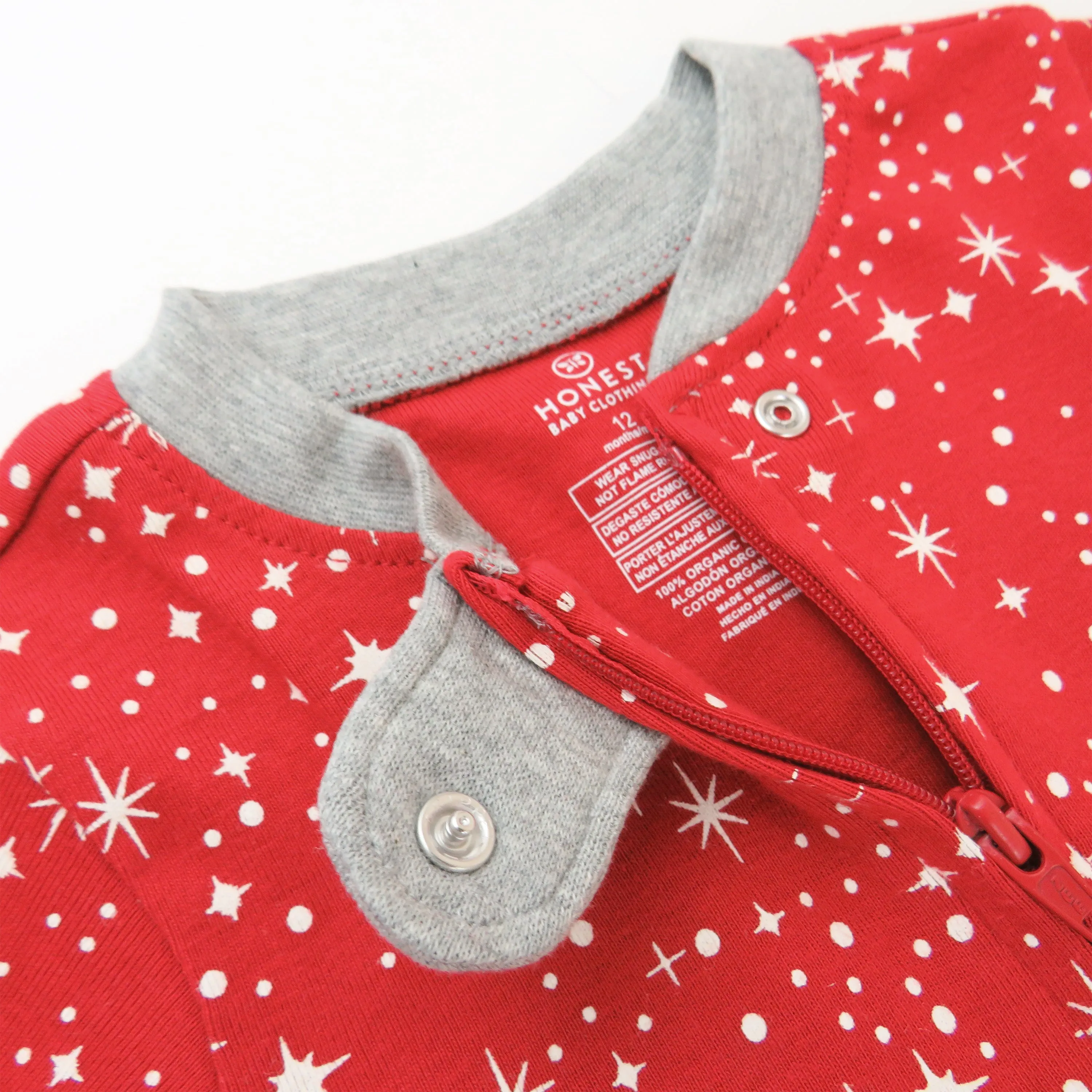 Organic Cotton Holiday Snug-Fit Footed Pajama