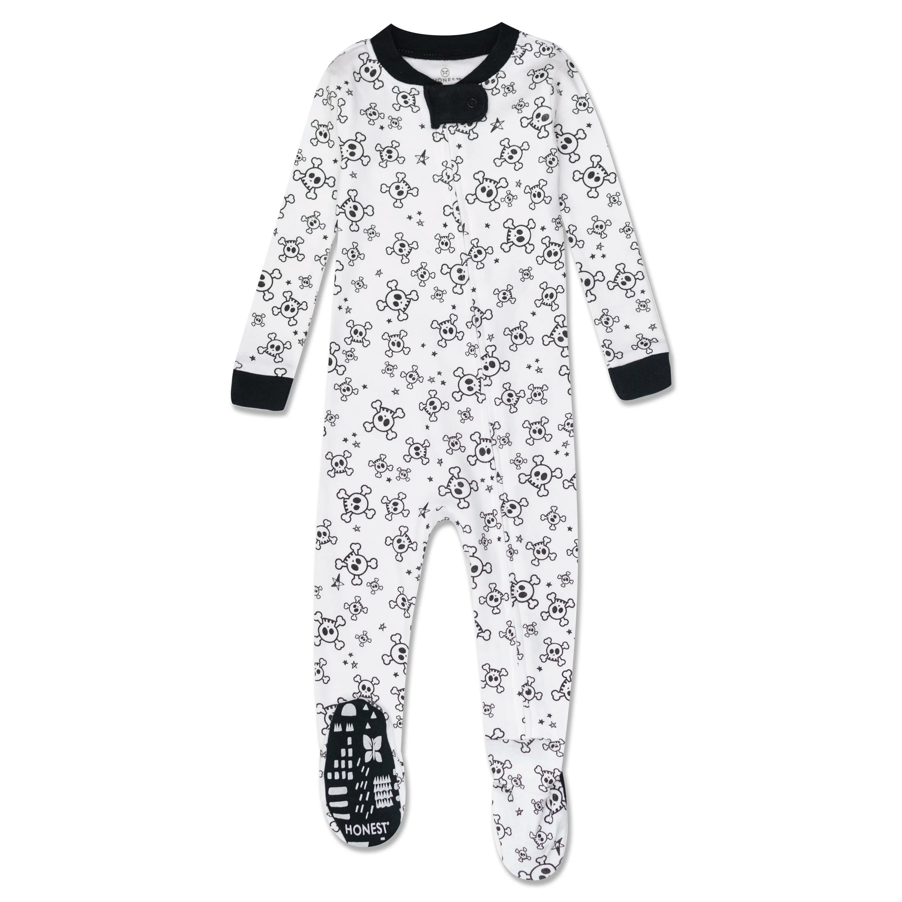 Organic Cotton Snug-Fit Footed Pajamas