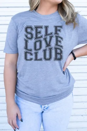 Outlined Self Love Club Adult Soft-Tek Blend T-Shirt