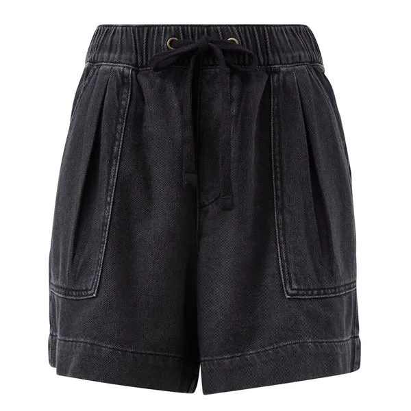 Relaxed Everyday Short - Vintage Black Twill