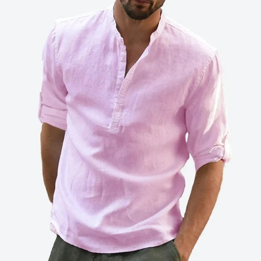 Stylish Lightweight Casual Henley Shirts