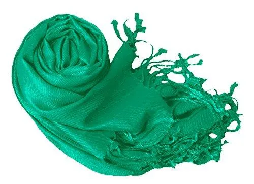 Teal Pashmina Shawl Wrap Scarf