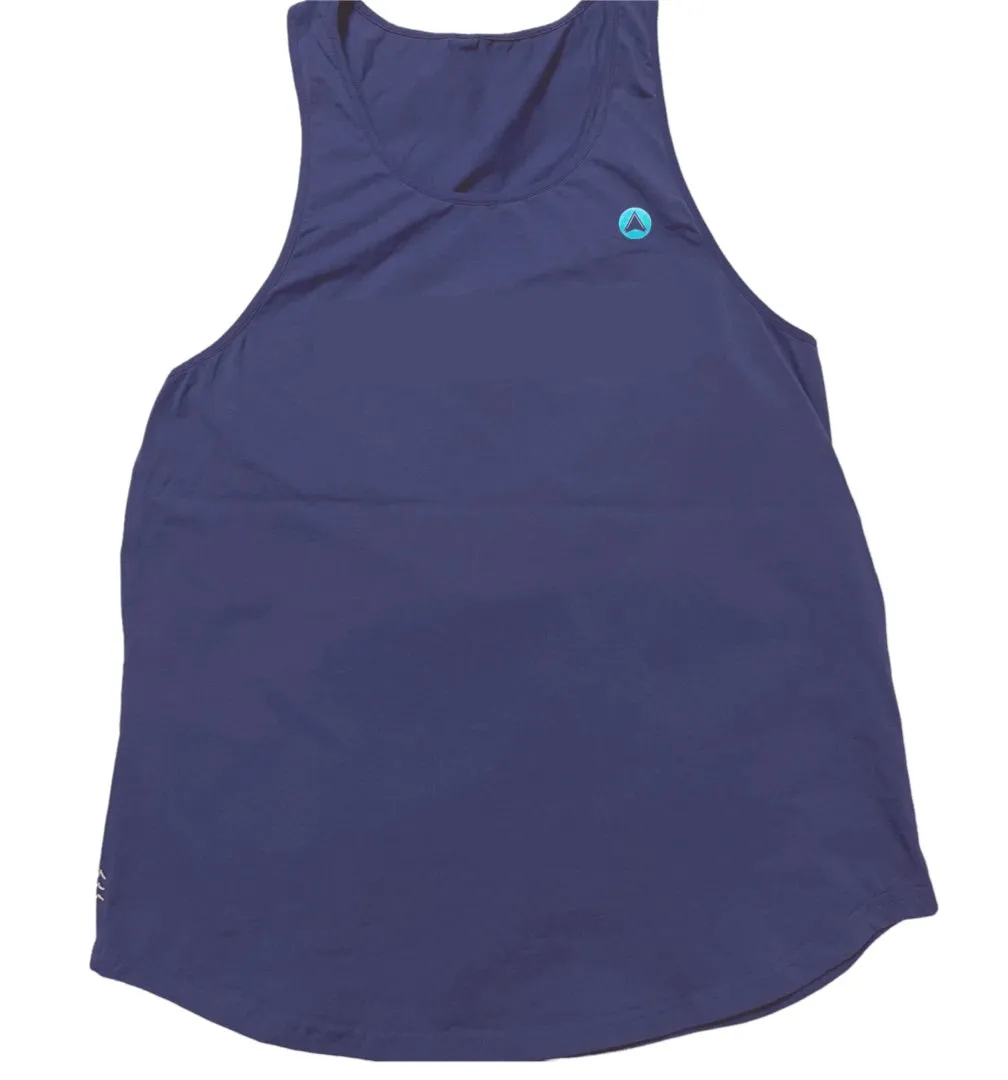 TN Power minimalist Tank - Midnight Storm/Turquoise