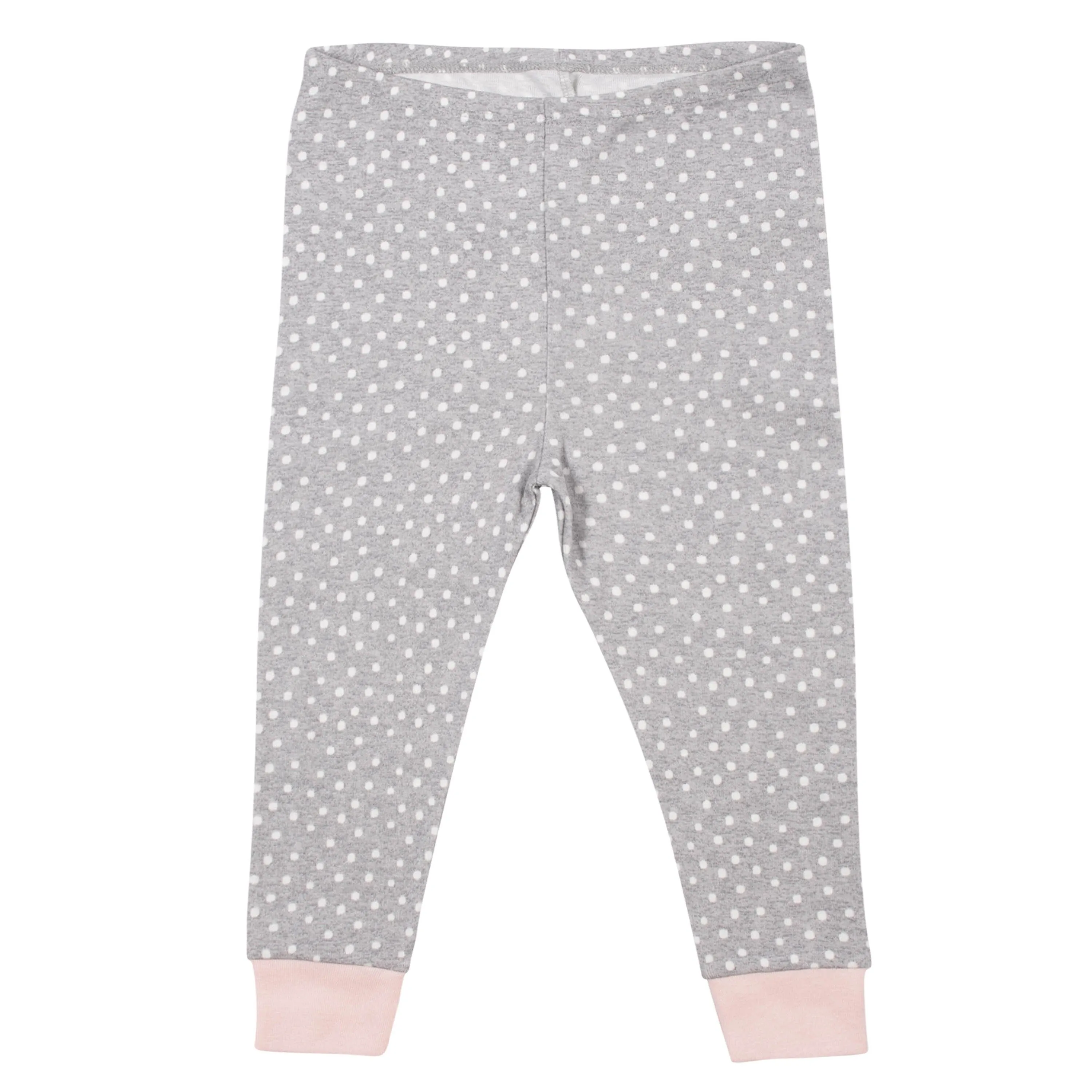 Toddler Girls' 4-Piece Organic  Sheep Snug Fit Pajamas