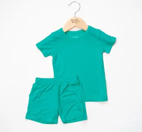 Turquoise | Short Sleeve Pajamas