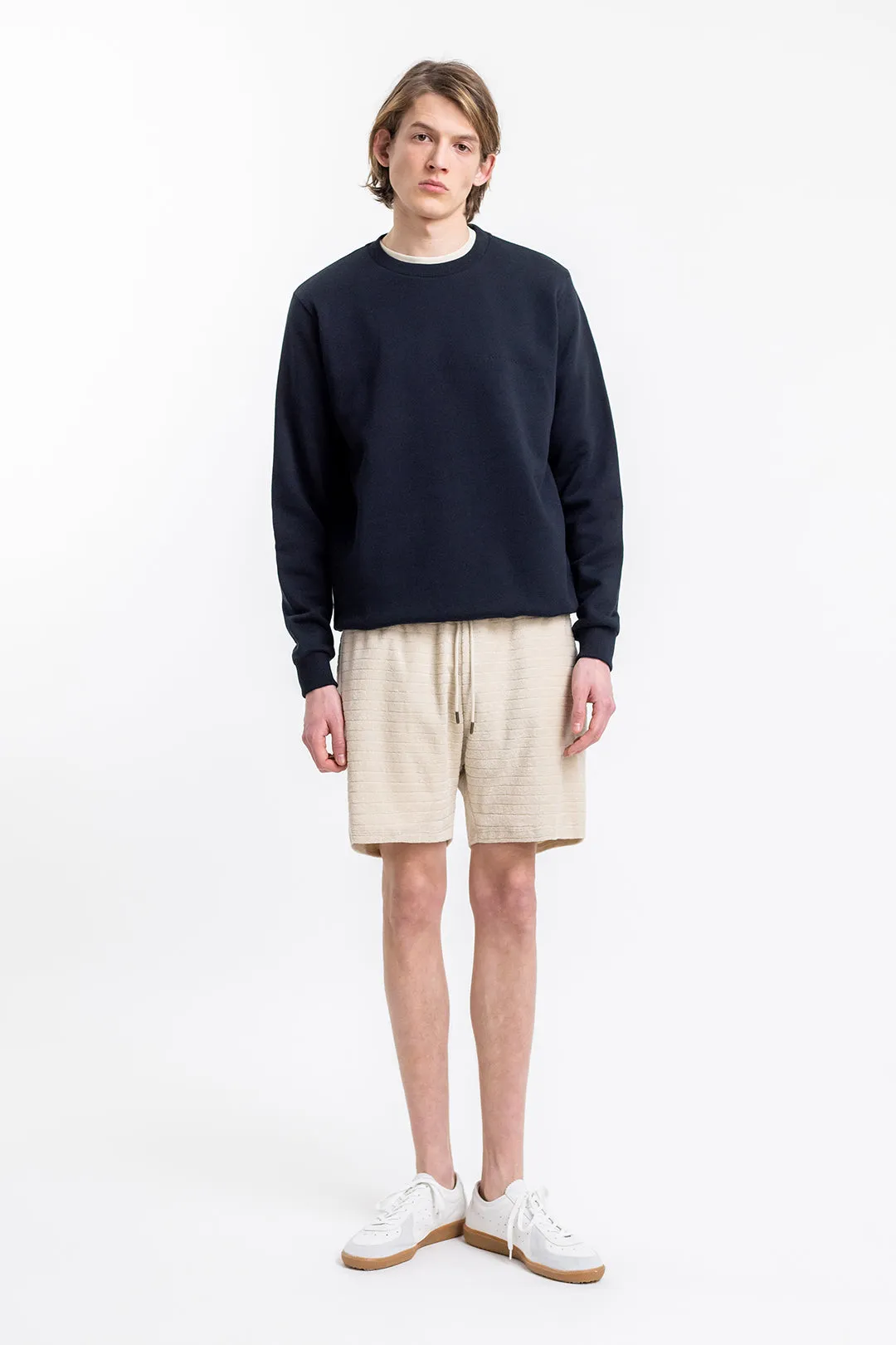 unisex terry cotton shorts - summer sand