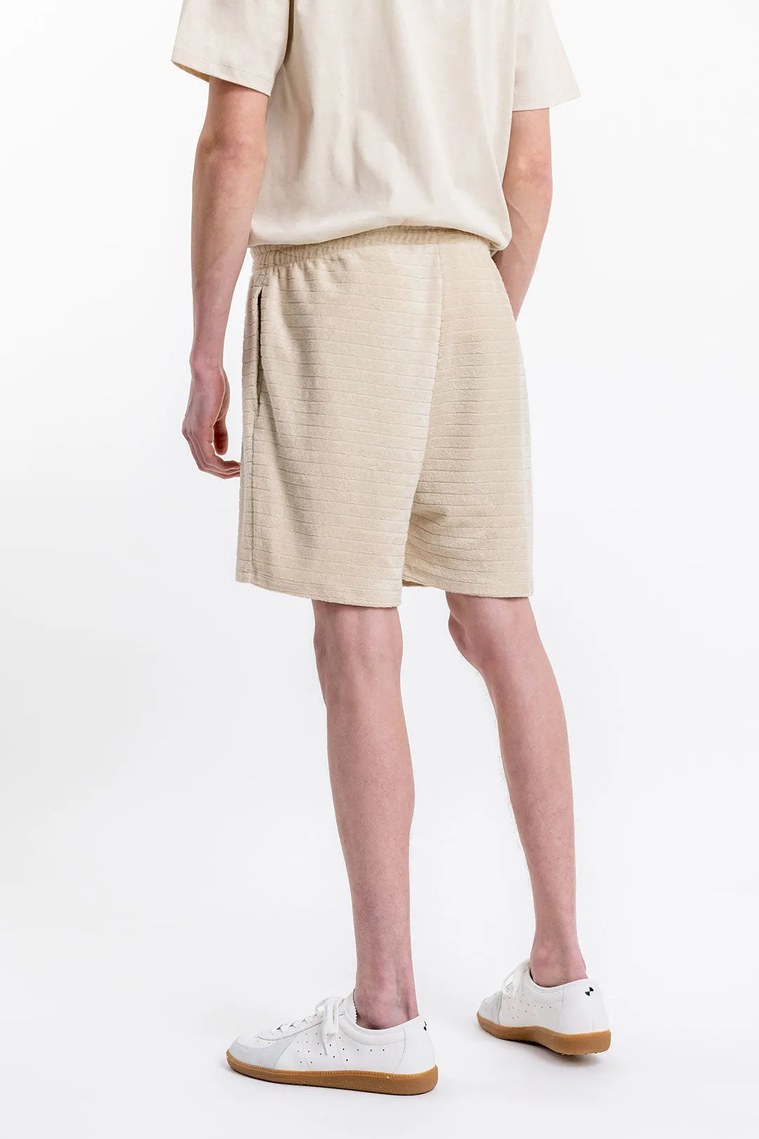 unisex terry cotton shorts - summer sand