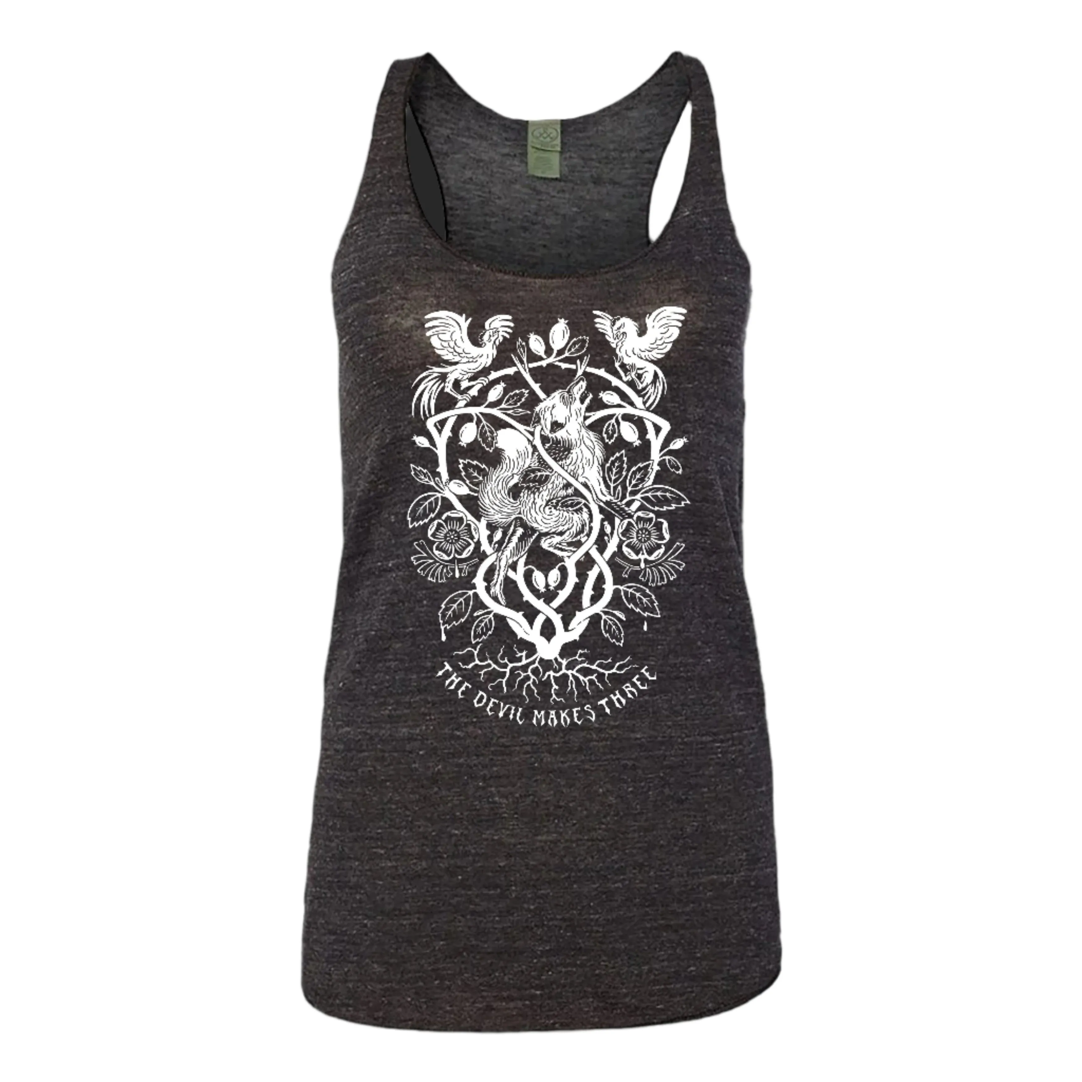 Vines Tank - Heather Charcoal