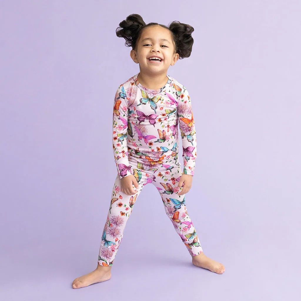 Watercolor Butterfly Classic Pajama Set