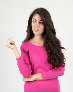 Women's Solid Magenta Pajamas