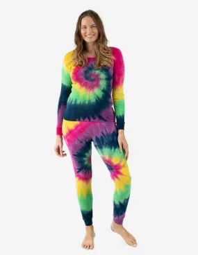 Women's Swirl Tie Dye Pajamas